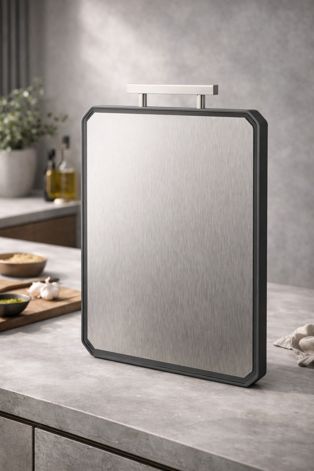 Titanium Cutting Board for Durable, Non-Toxic Prep