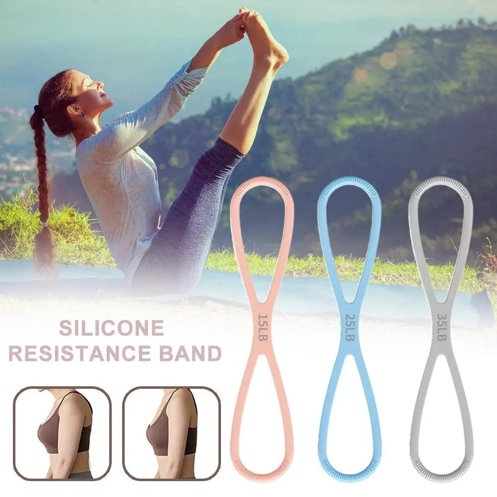 Figure 8 Resistance Bands with Handles – Back Sculpting, Full-Body Strength & Stretch Band