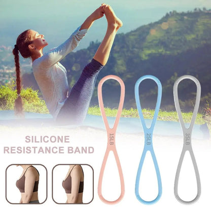 Figure 8 Resistance Bands with Handles – Back Sculpting, Full-Body Strength & Stretch Band